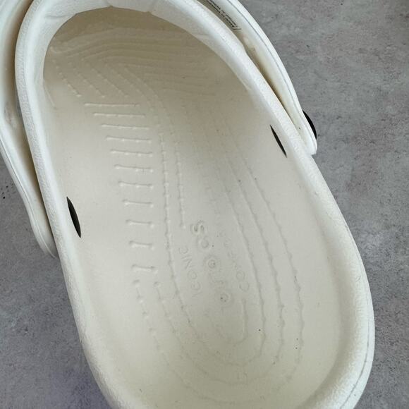 Crocs Sandals White Specialist Vent II 205619 Slip-On Clogs Womens 10 Mens 8 - Picture 9 of 13